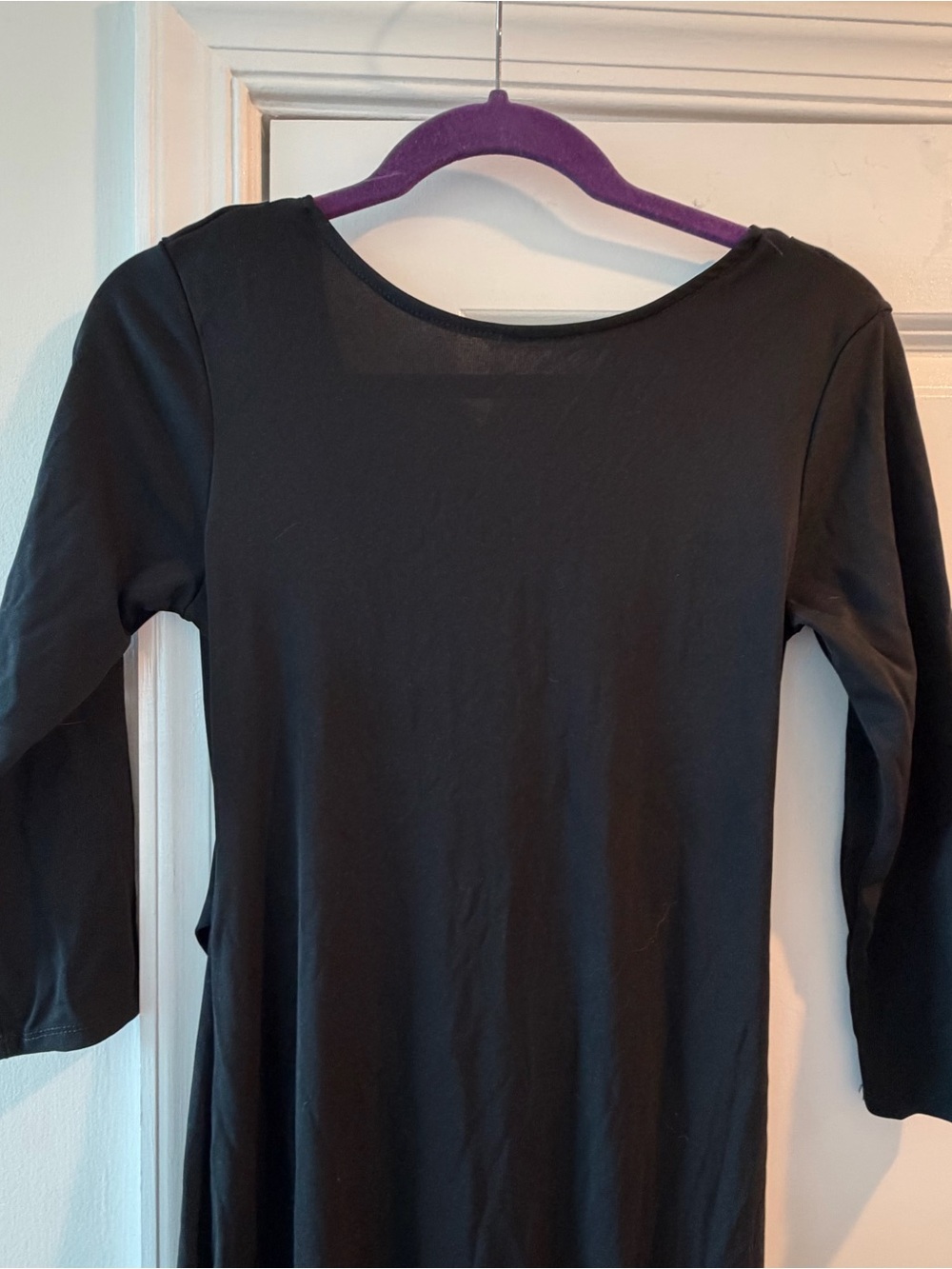 ASOS Black Draped Open Back Maxi Dress - Picture 4 of 11